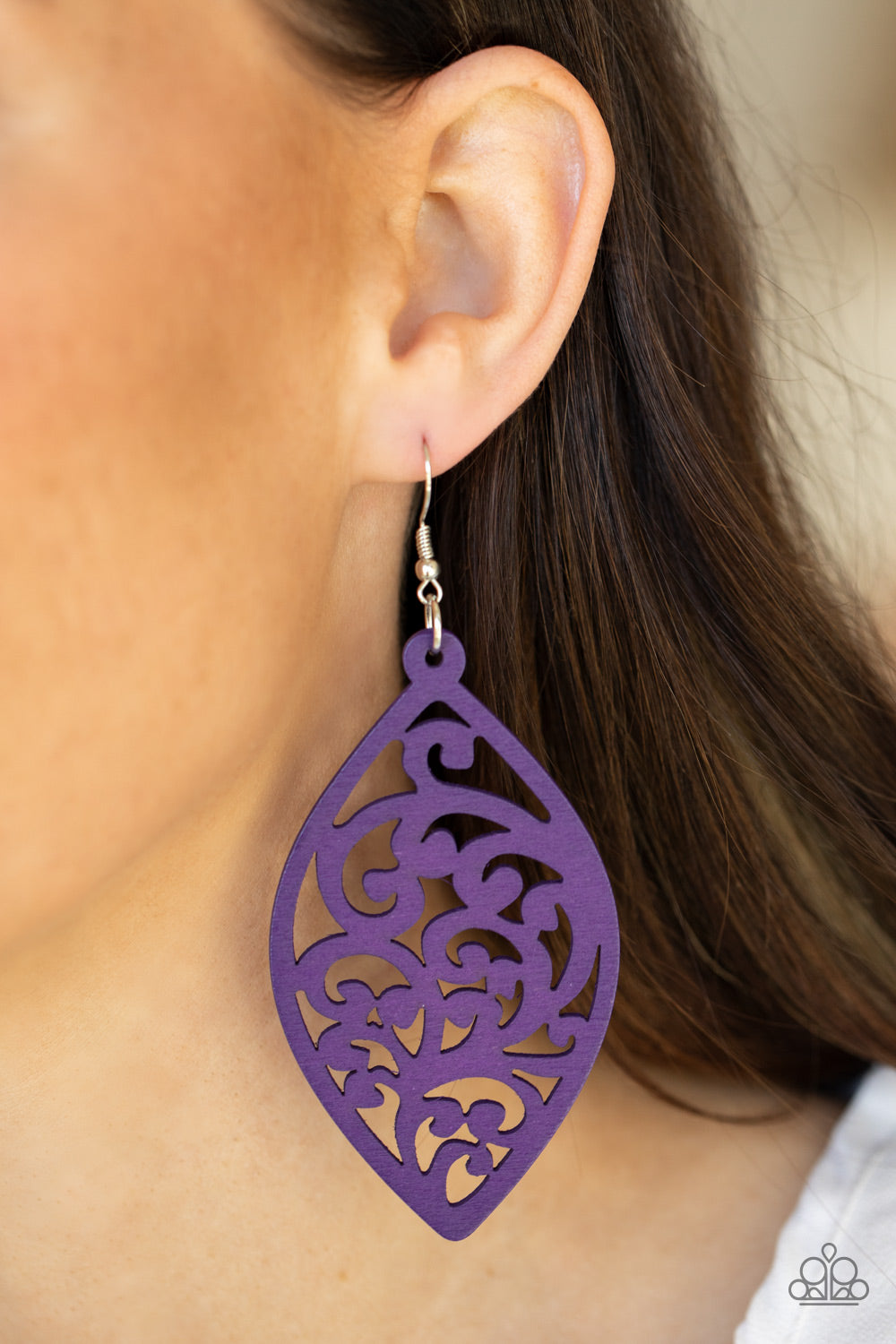 Paparazzi ♥ Coral Garden - Purple ♥ Earrings