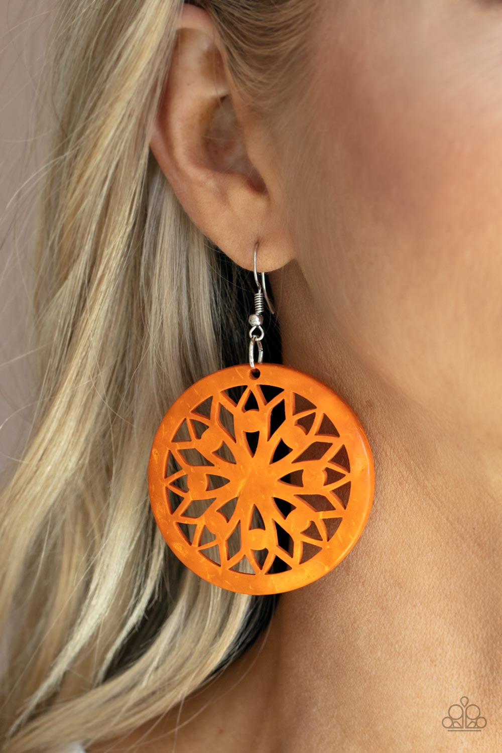 Paparazzi ♥ Ocean Canopy - Orange ♥ Earrings