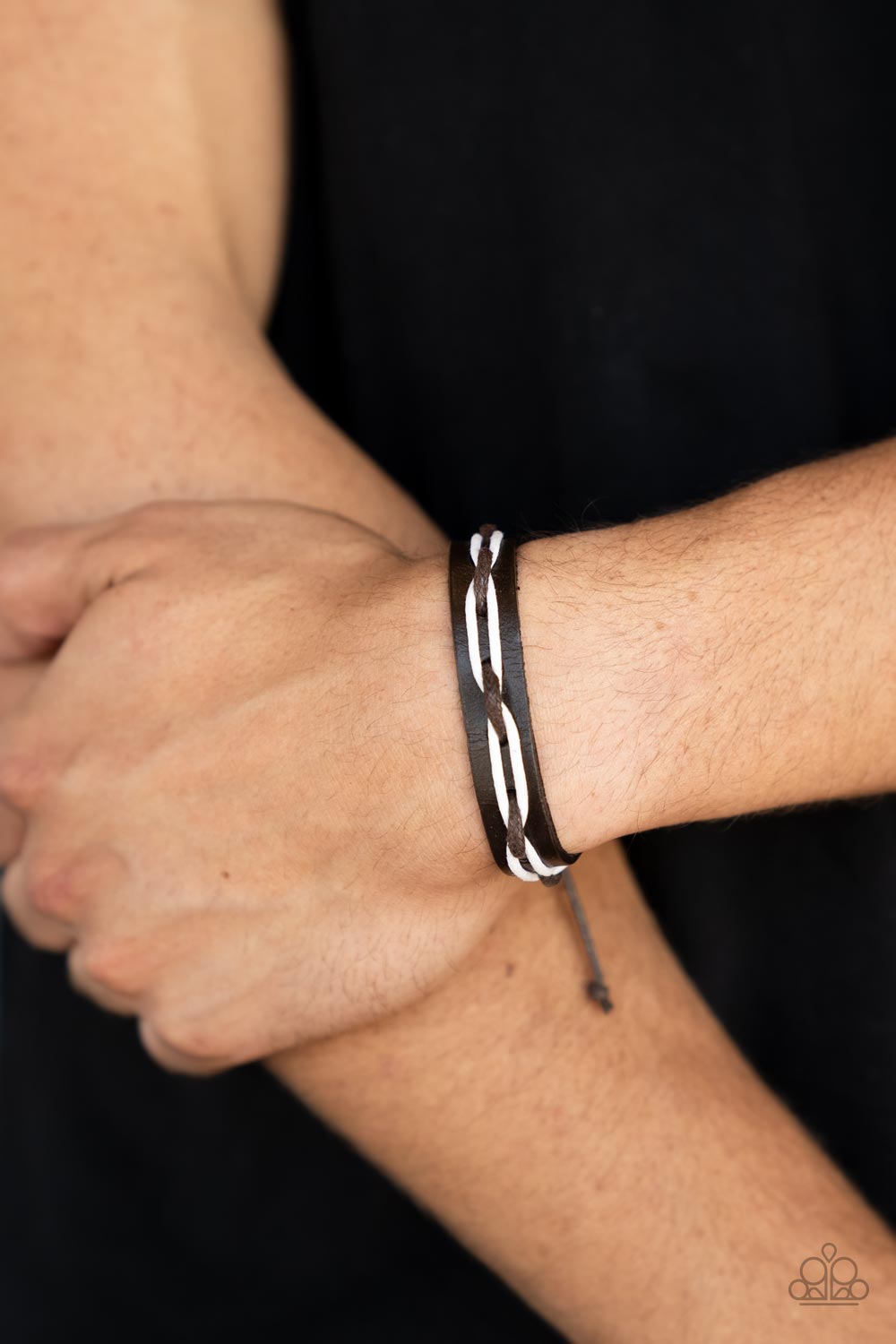 Paparazzi ♥ Lucky Locomotion - Brown ♥ Bracelet