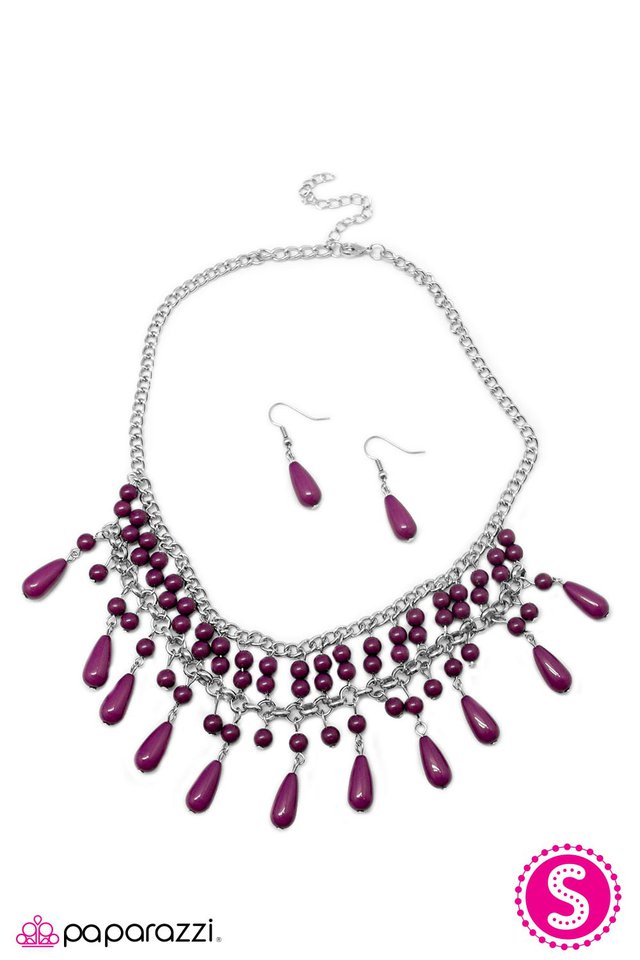 Paparazzi ♥ Daredevil - Purple ♥ Necklace