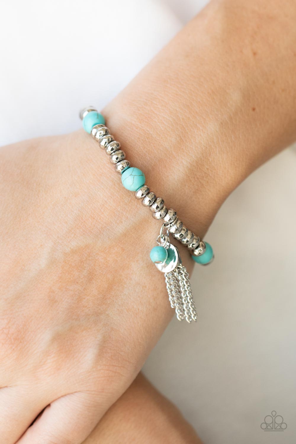 Paparazzi ♥ Whimsically Wanderlust - Blue ♥ Bracelet