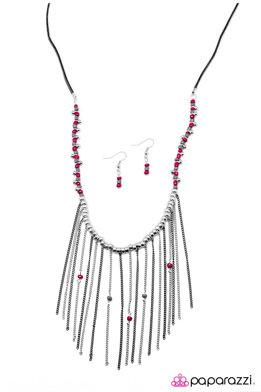 Paparazzi ♥ Arizona - Pink ♥ Necklace