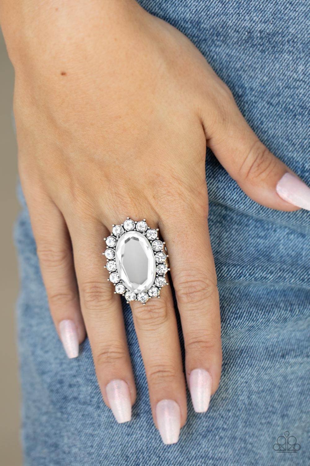 Paparazzi ♥ Bling Of All Bling - White ♥ Ring