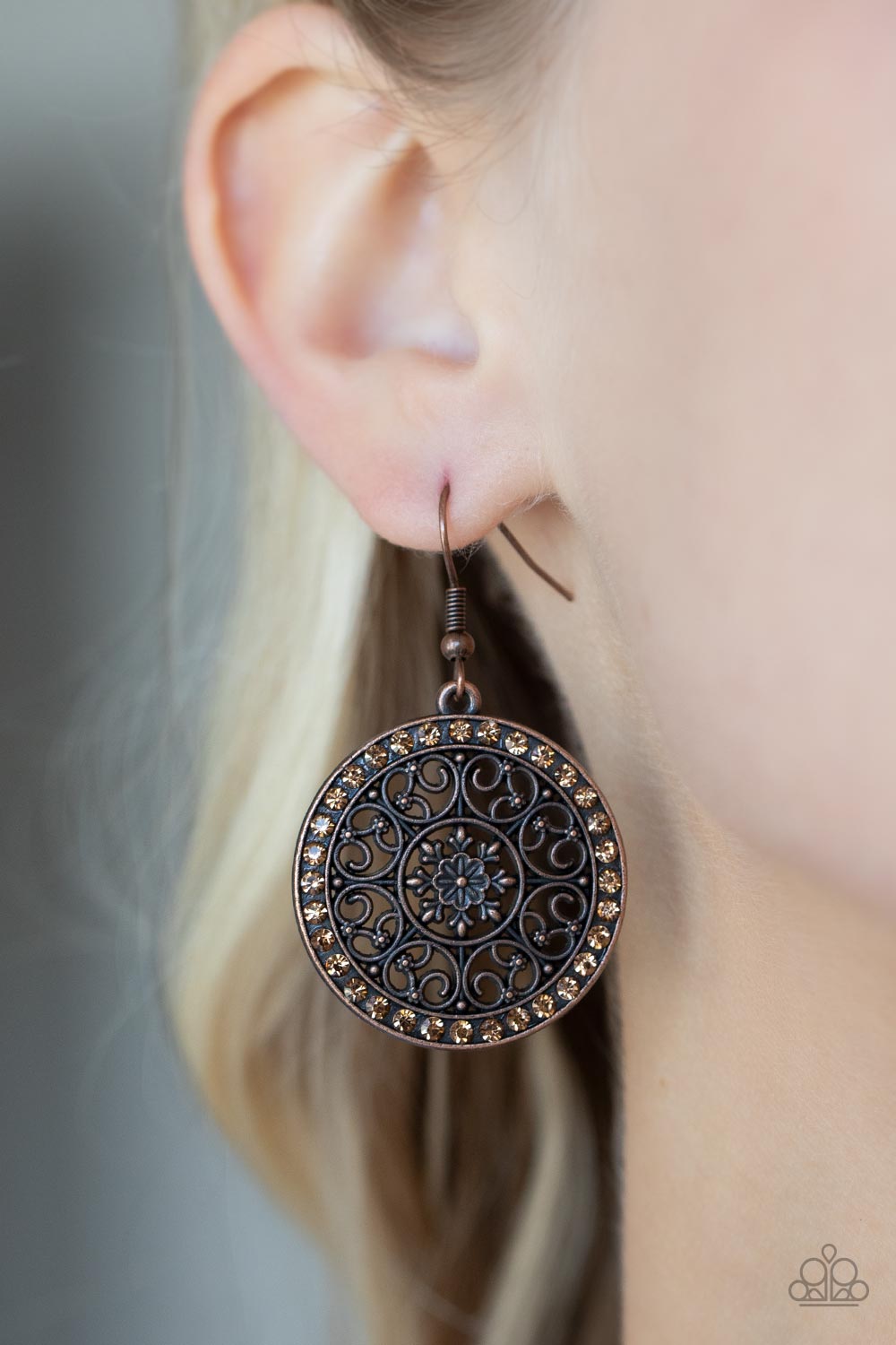 Paparazzi ♥ Bollywood Ballroom - Copper ♥ Earrings