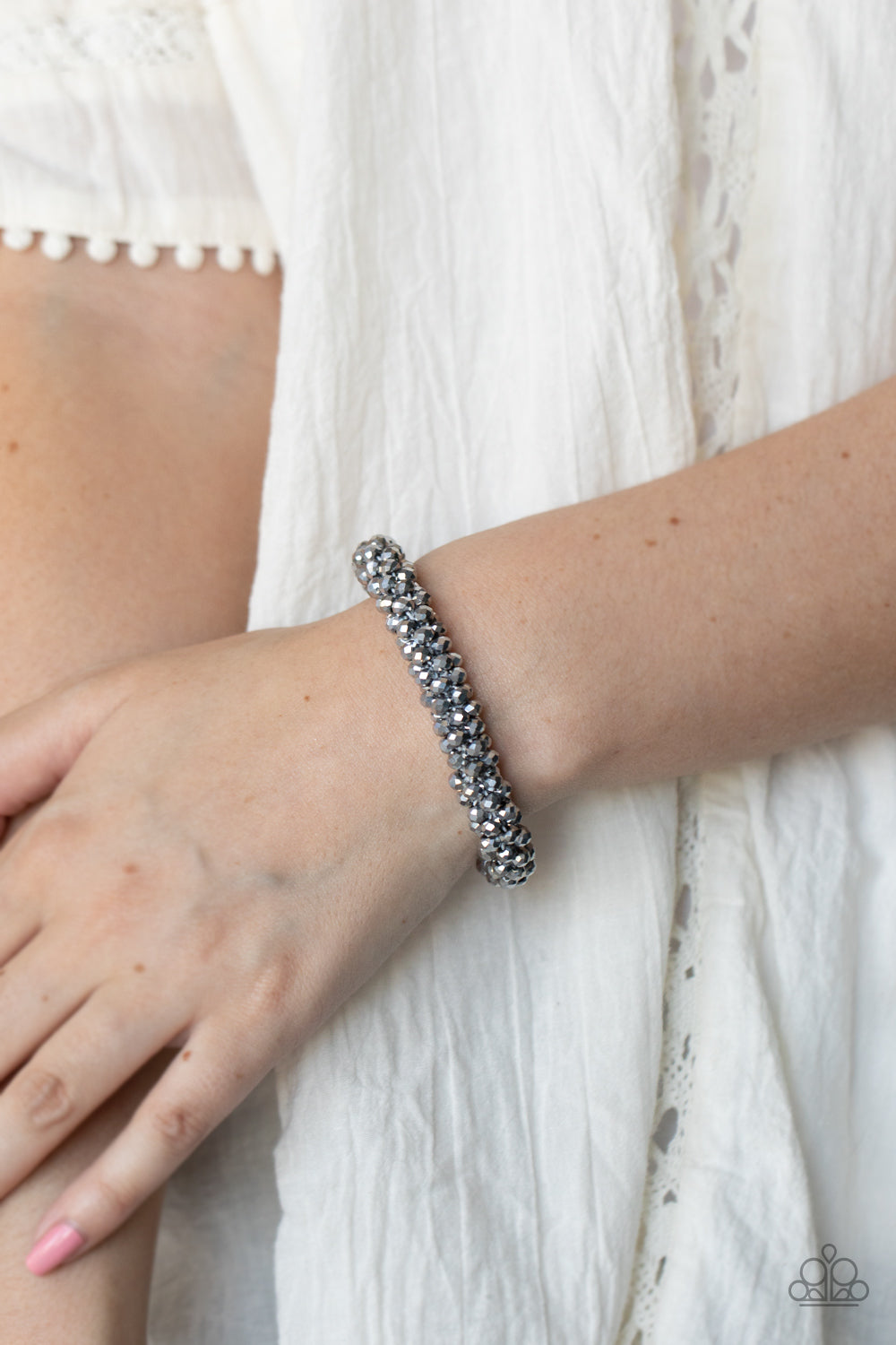 Paparazzi ♥ Wake Up and Sparkle - Silver ♥ Bracelet