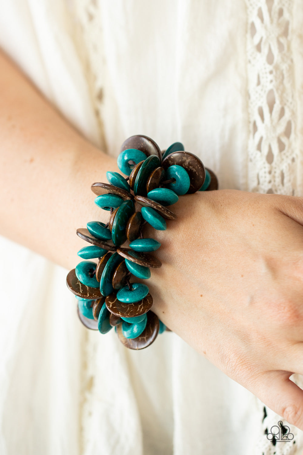 Paparazzi ♥ Caribbean Canopy - Blue ♥ Bracelet