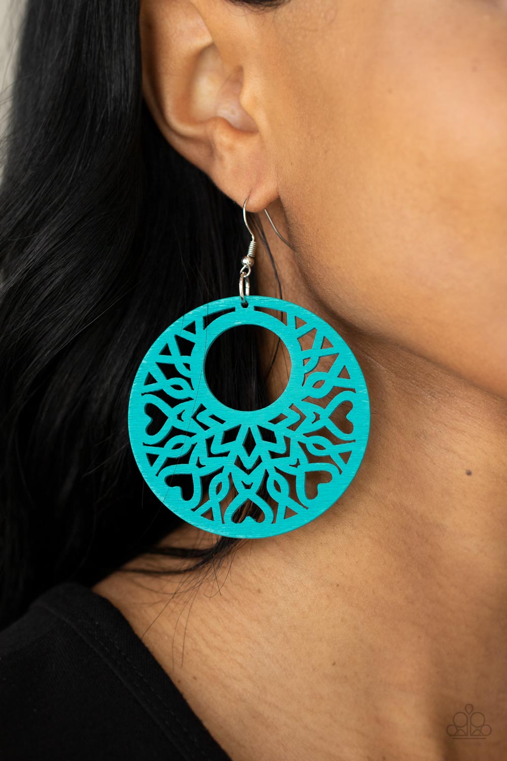 Paparazzi ♥ Tropical Reef - Blue ♥ Earrings