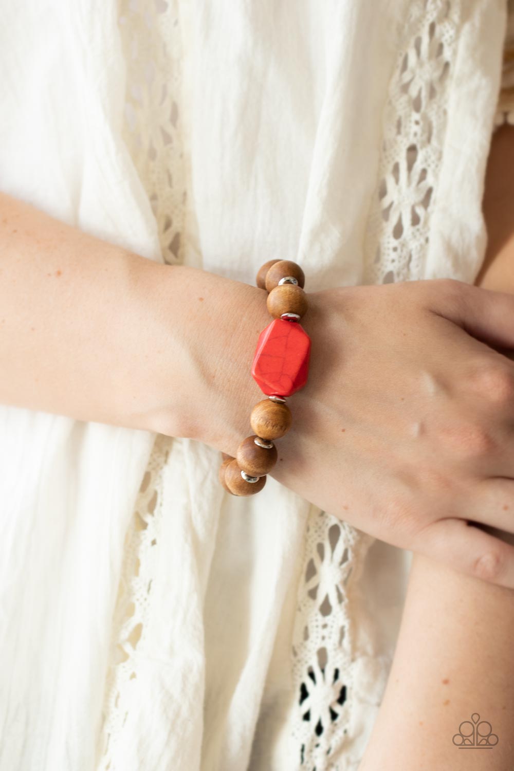 Paparazzi ♥ Abundantly Artisan - Red ♥ Bracelet