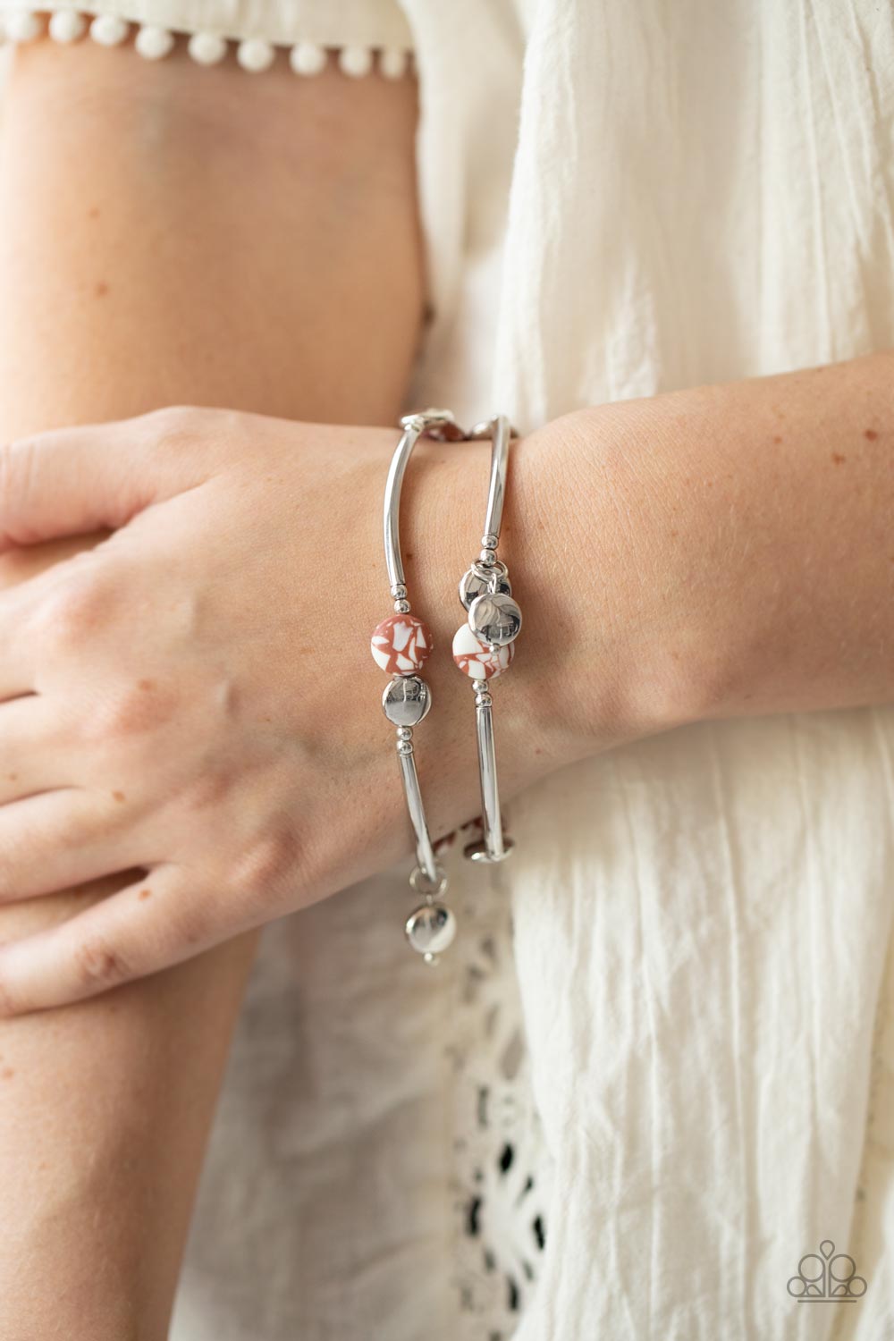 Paparazzi ♥ Terrazzo Territory - Brown ♥ Bracelet