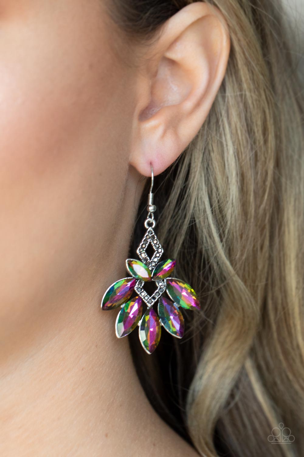 Paparazzi ♥ Galaxy Grandeur - Multi ♥ Earrings