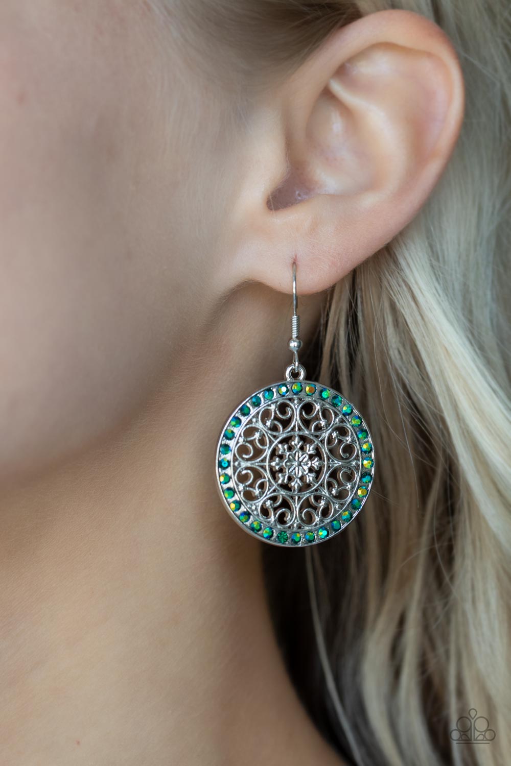 Paparazzi ♥ Bollywood Ballroom - Green ♥ Earrings