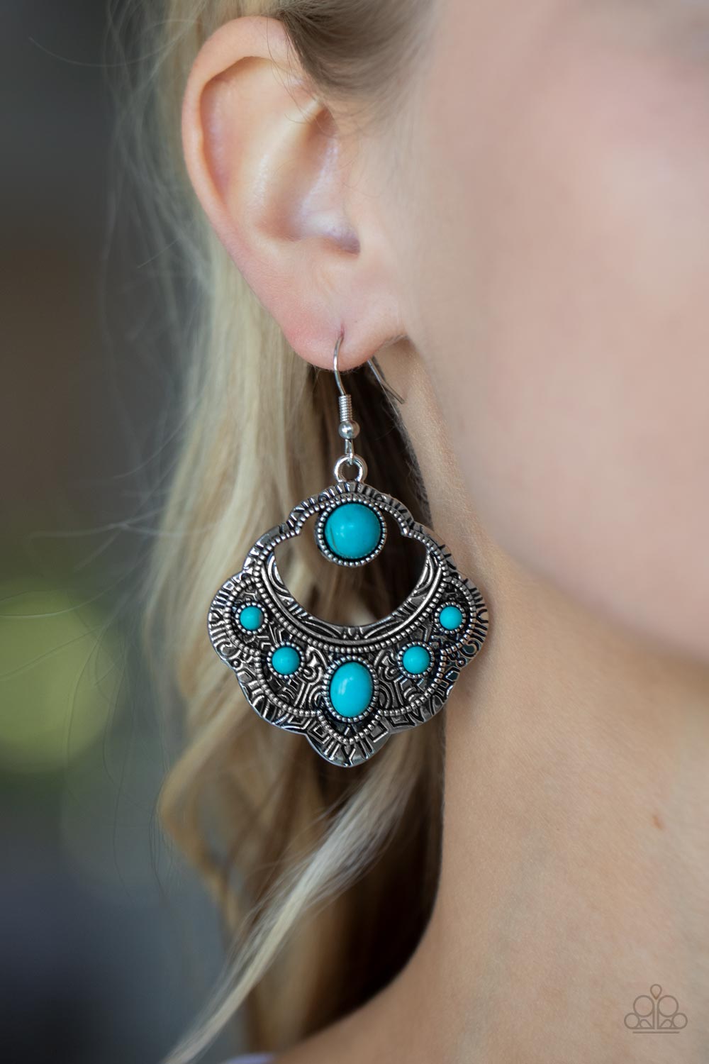 Paparazzi ♥ Saguaro Sunset - Blue ♥ Earrings