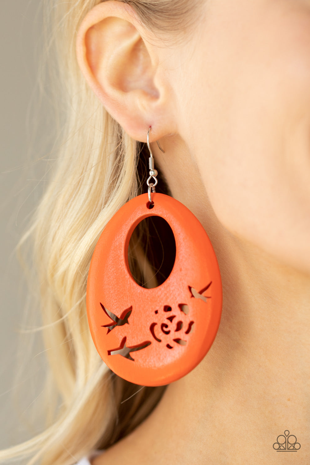Paparazzi ♥ Home TWEET Home - Orange ♥ Earrings