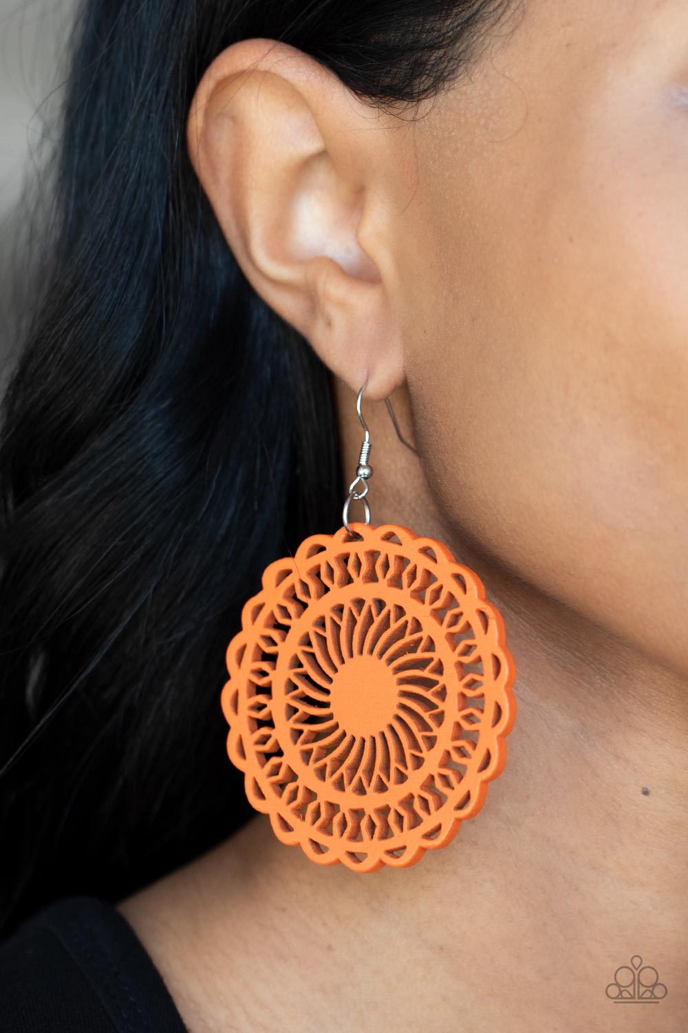 Paparazzi ♥ Island Sun - Orange ♥ Earrings