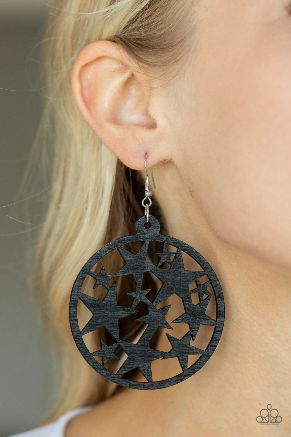 Paparazzi ♥ Cosmic Paradise - Black ♥ Earrings