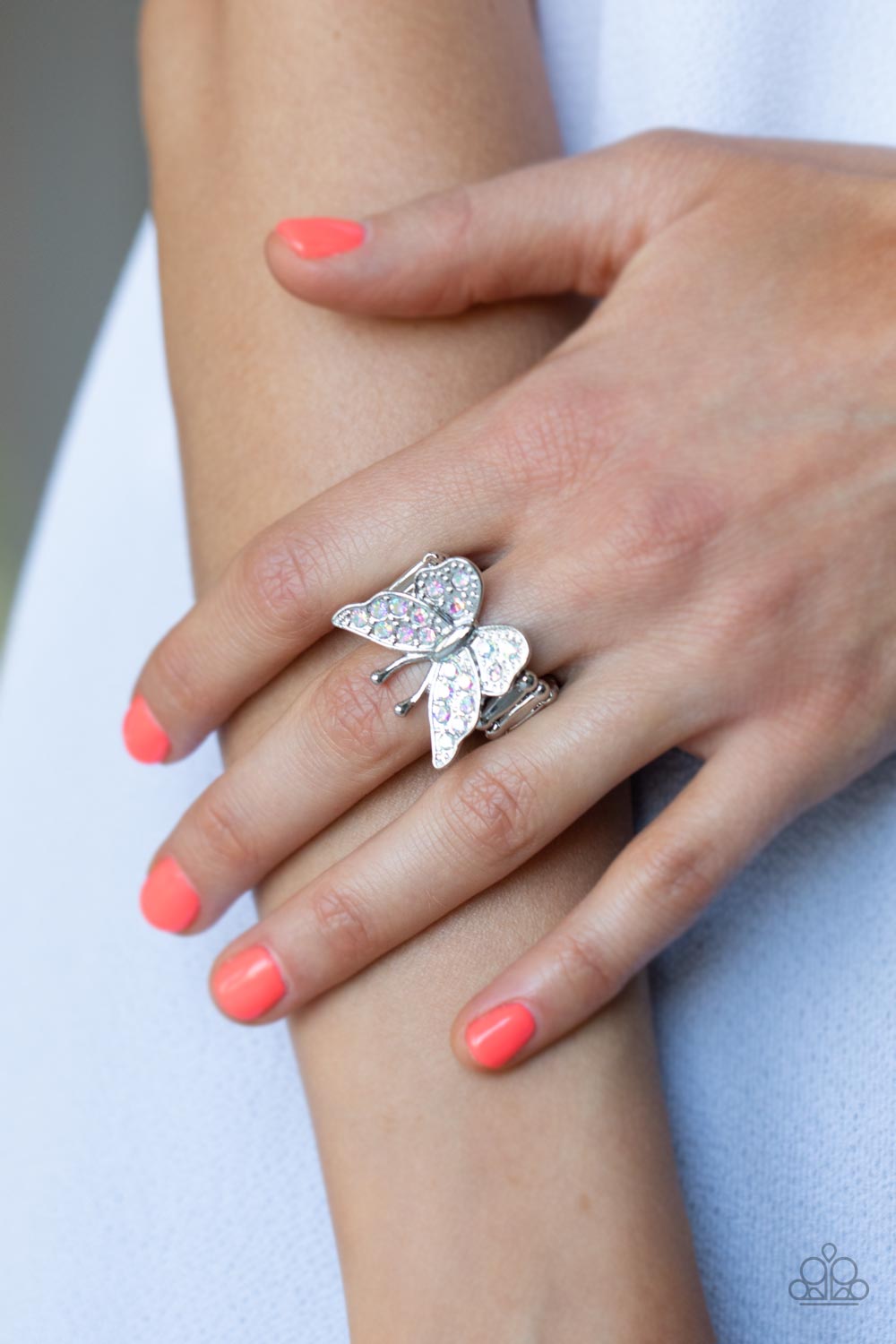 Paparazzi ♥ Bona Fide Butterfly - Multi ♥ Ring