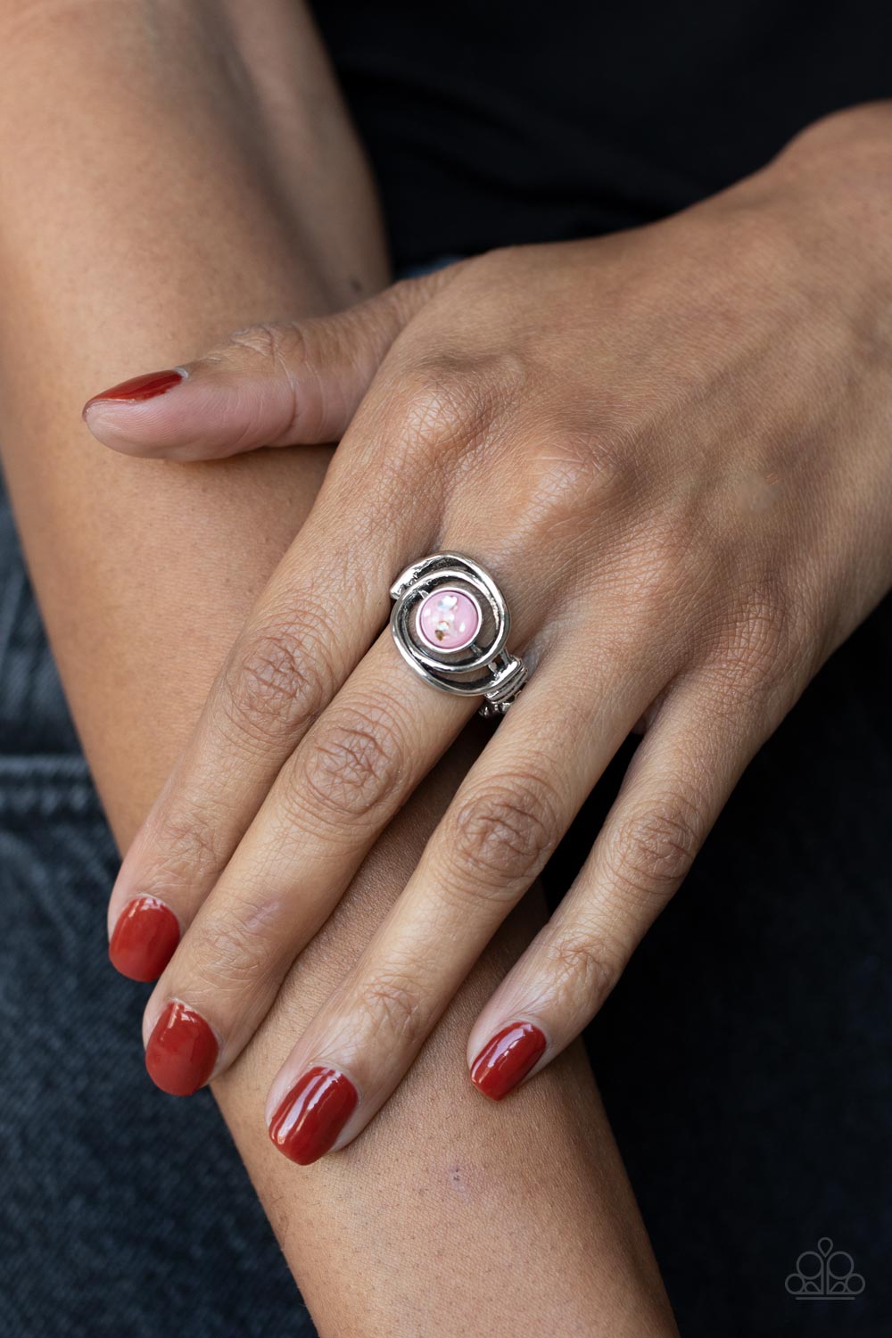 Paparazzi ♥ Celestial Karma - Pink ♥ Ring