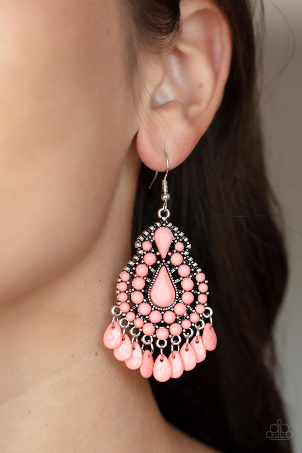 Paparazzi ♥ Persian Posh - Orange ♥ Earrings