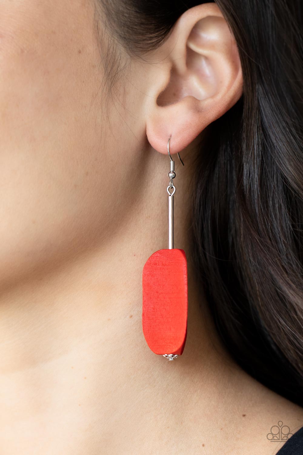Paparazzi ♥ Tamarack Trail - Red ♥ Earrings
