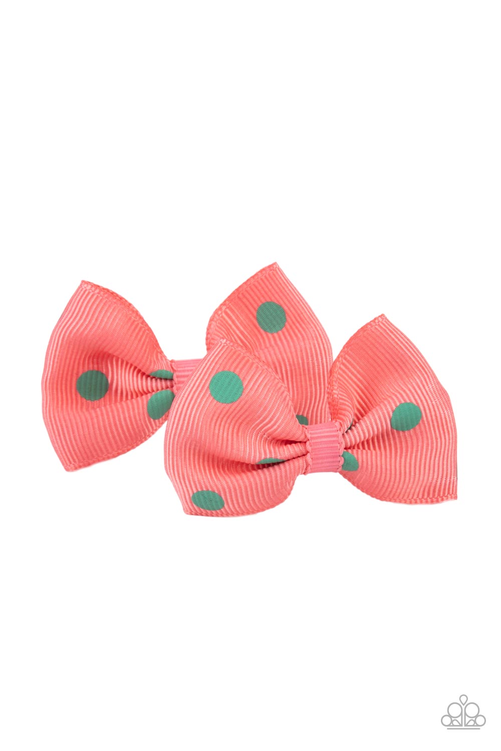 Paparazzi ♥ Polka Dot Drama - Orange ♥ Hair Clip