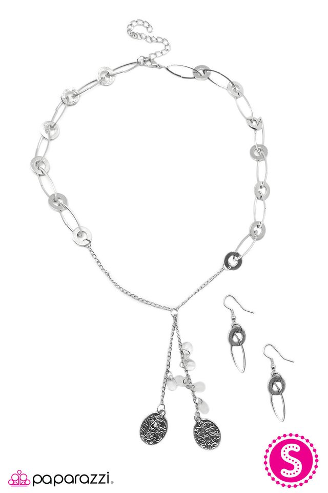 Paparazzi ♥ A Tale As Old As Time - White ♥ Necklace