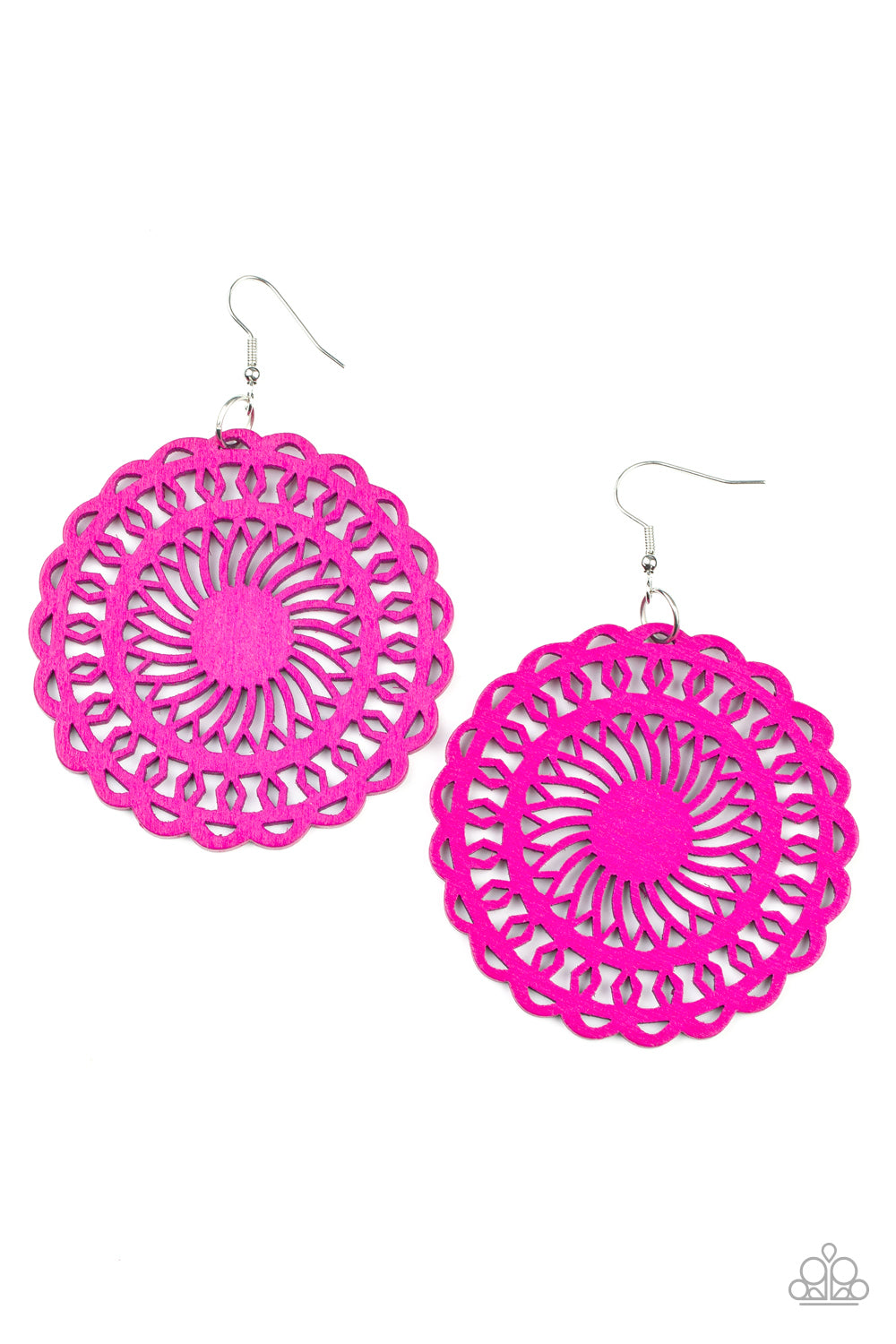 Paparazzi ♥ Island Sun - Pink ♥ Earrings – LisaAbercrombie