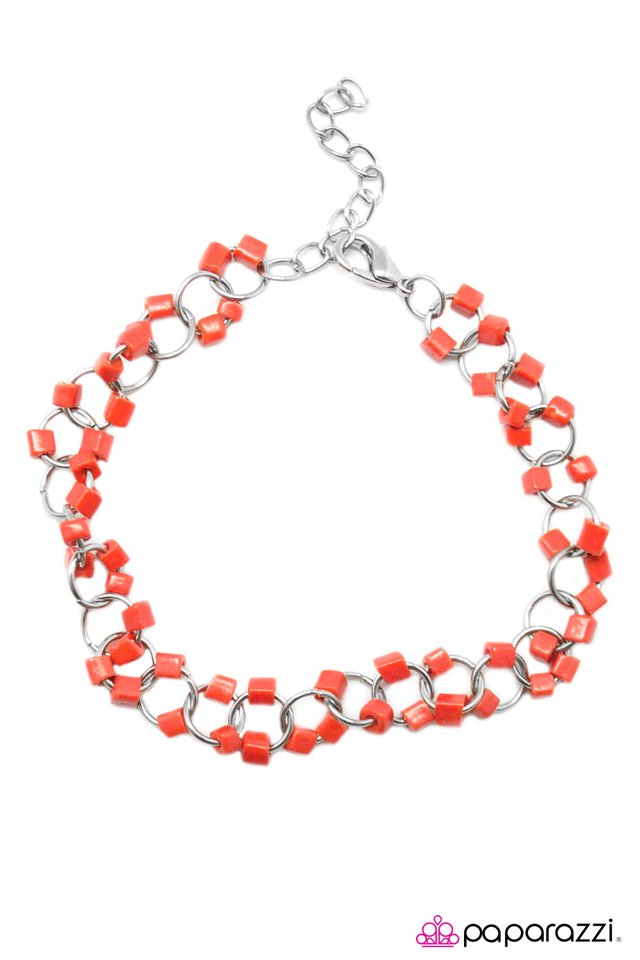 Paparazzi ♥ Coming Into Focus - Orange ♥ Bracelet