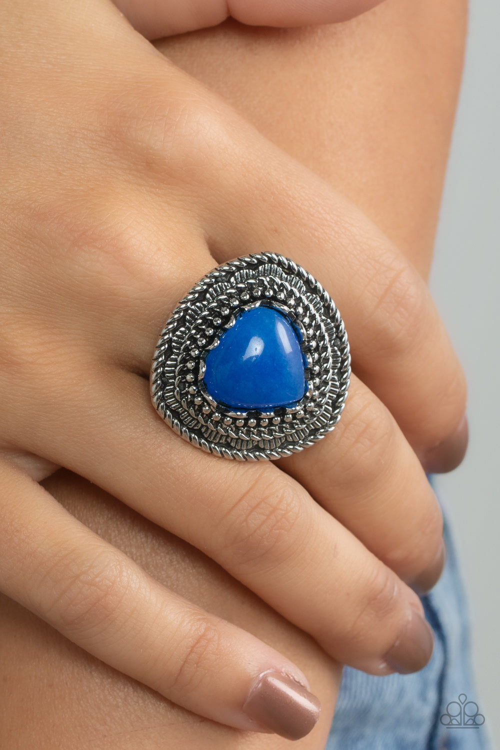 Paparazzi ♥ Genuinely Gemstone - Blue ♥ Ring
