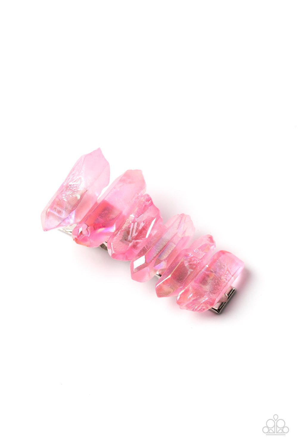 Paparazzi ♥ Crystal Caves - Pink ♥ Hair Clip