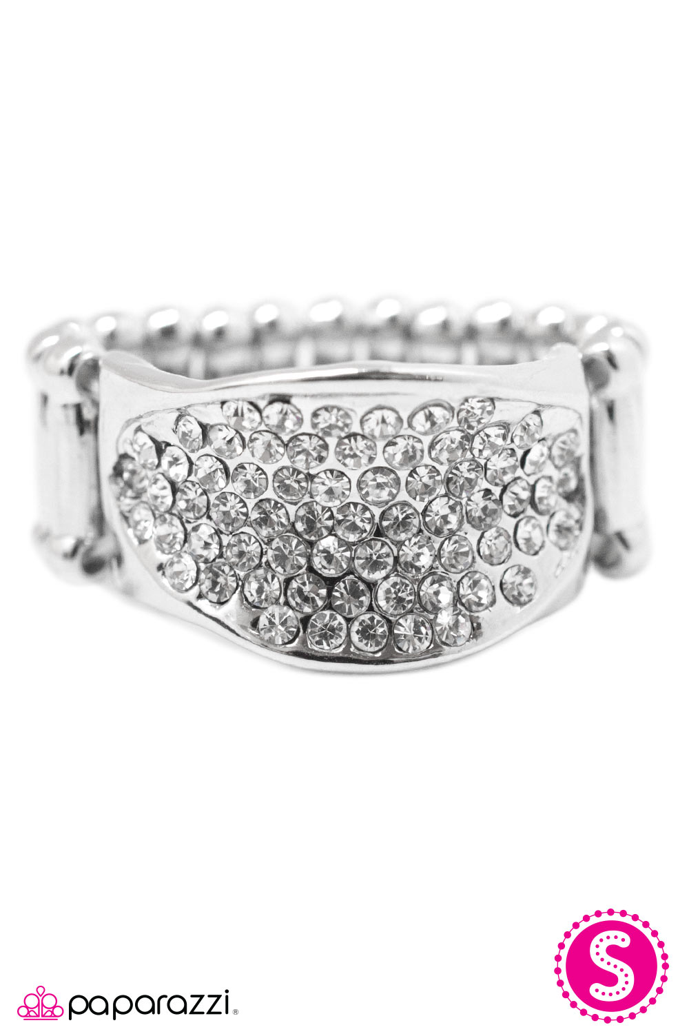 Paparazzi ♥ Sparkling Waters - White ♥ Ring