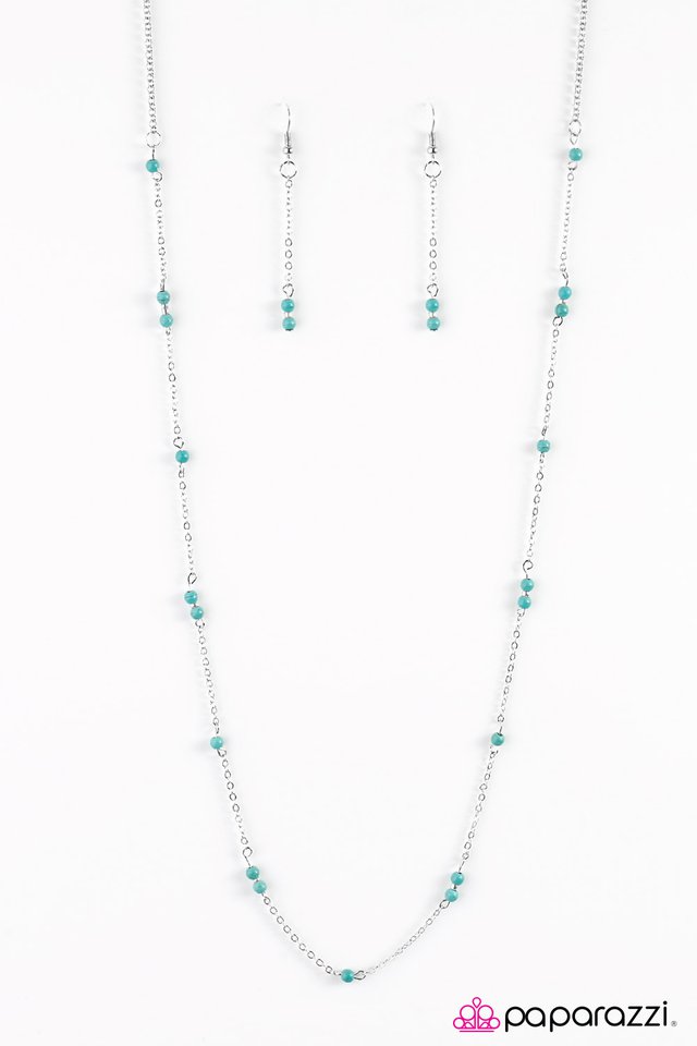 Paparazzi ♥ Desert Diablo - Blue ♥ Necklace