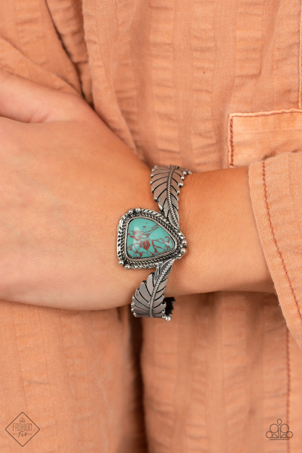 Paparazzi ♥ Desert Roost - Blue ♥ Bracelet