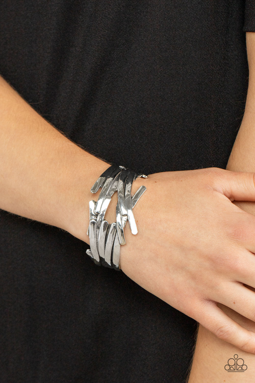 Paparazzi ♥ Stockpiled Style - Silver ♥ Bracelet