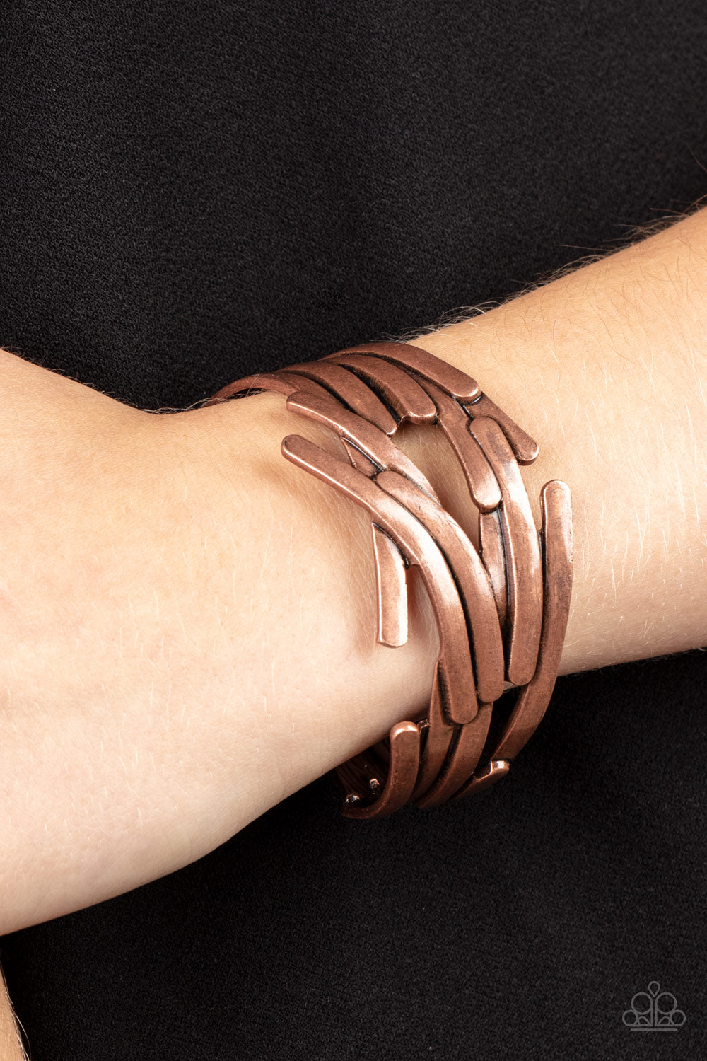 Paparazzi ♥ Stockpiled Style - Copper ♥ Bracelet