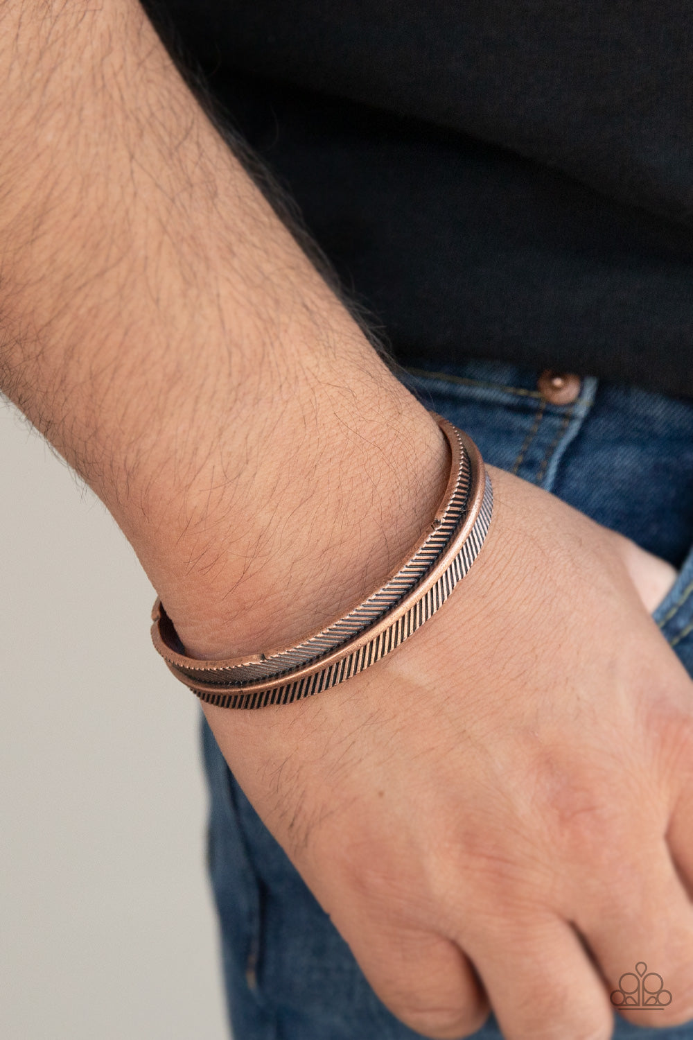 Paparazzi ♥ QUILL-Call - Copper ♥ Mens Bracelet