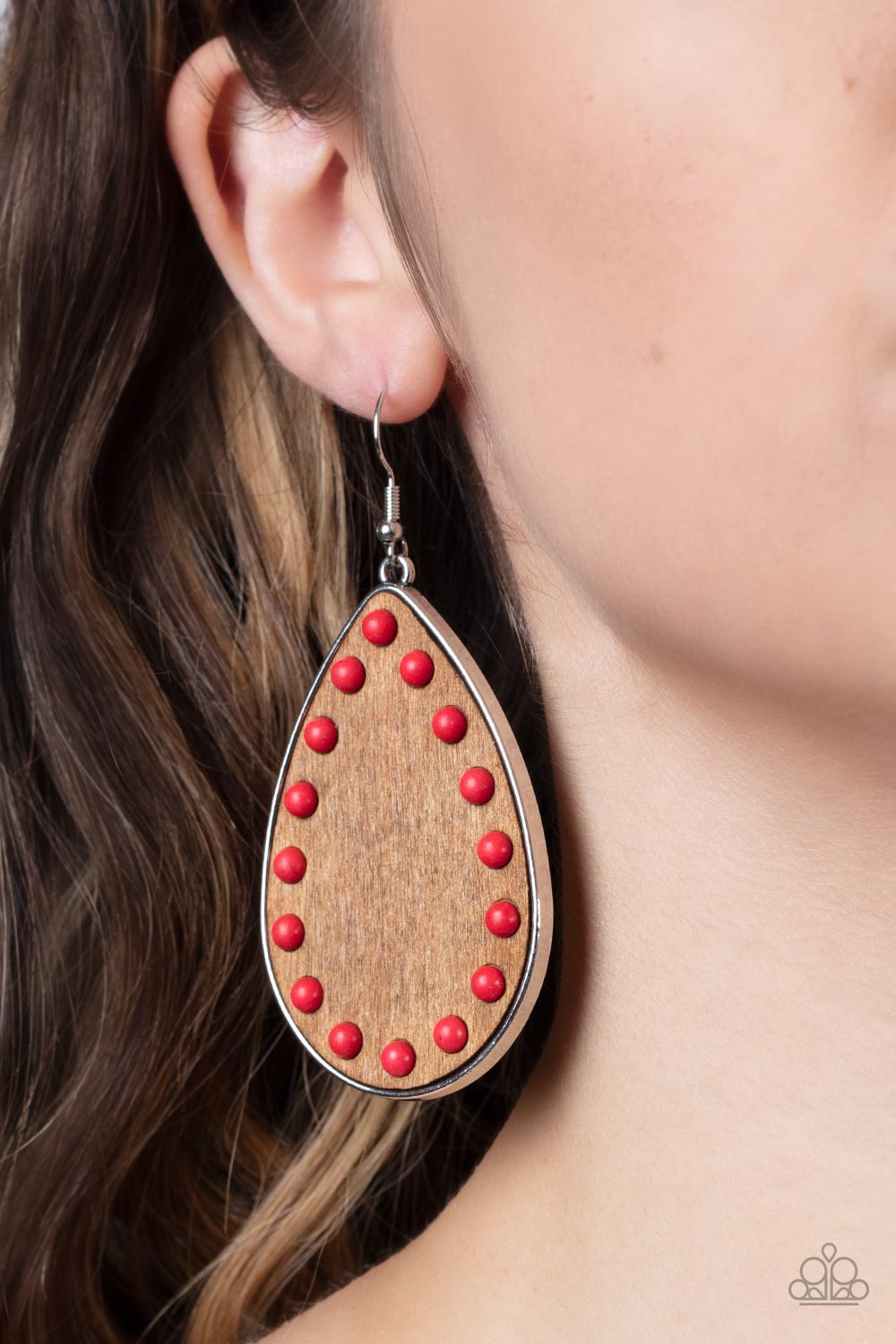 Paparazzi ♥ Rustic Refuge - Red ♥ Earrings