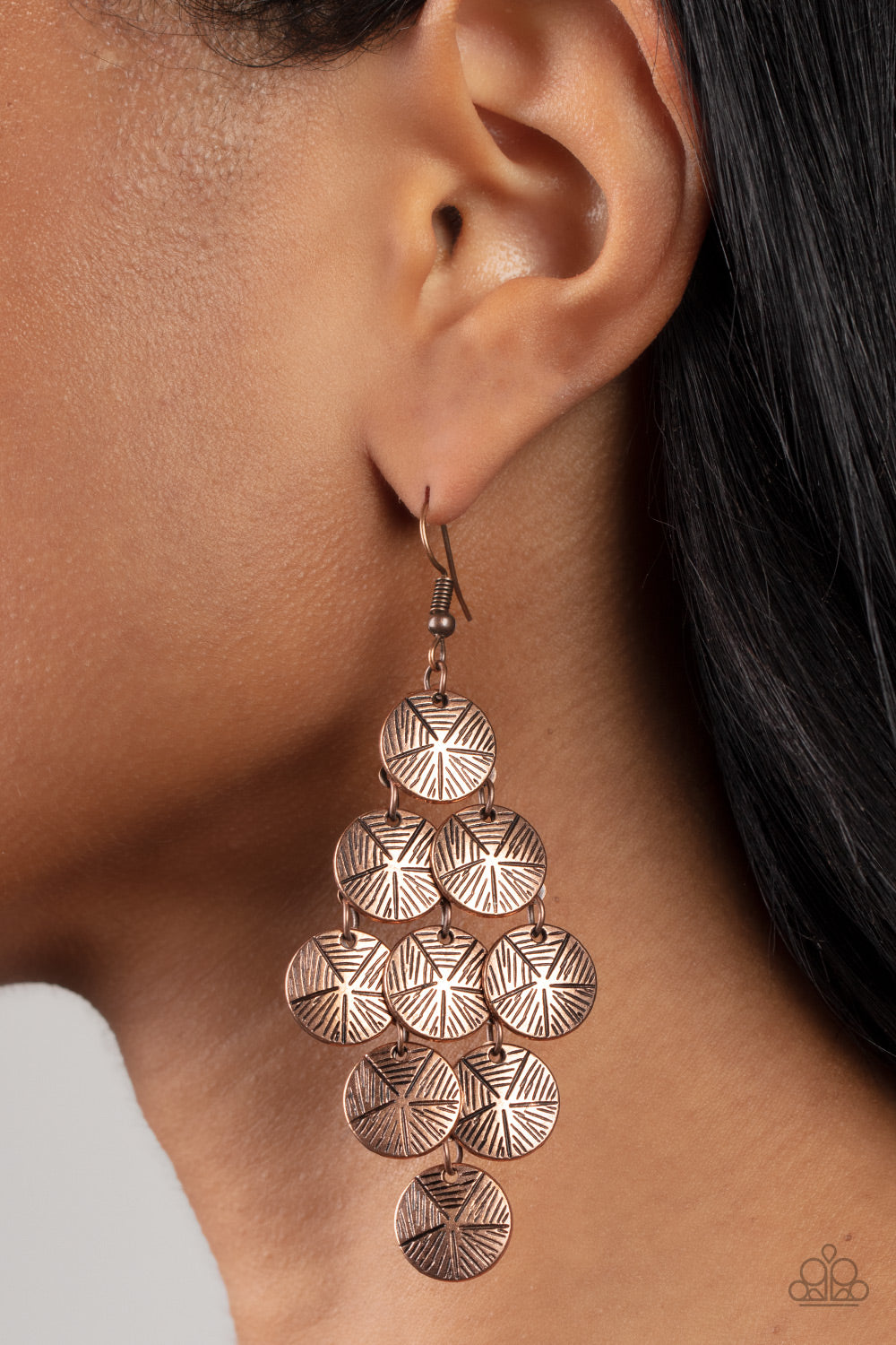 Paparazzi ♥ How CHIME Flies - Copper ♥ Earrings