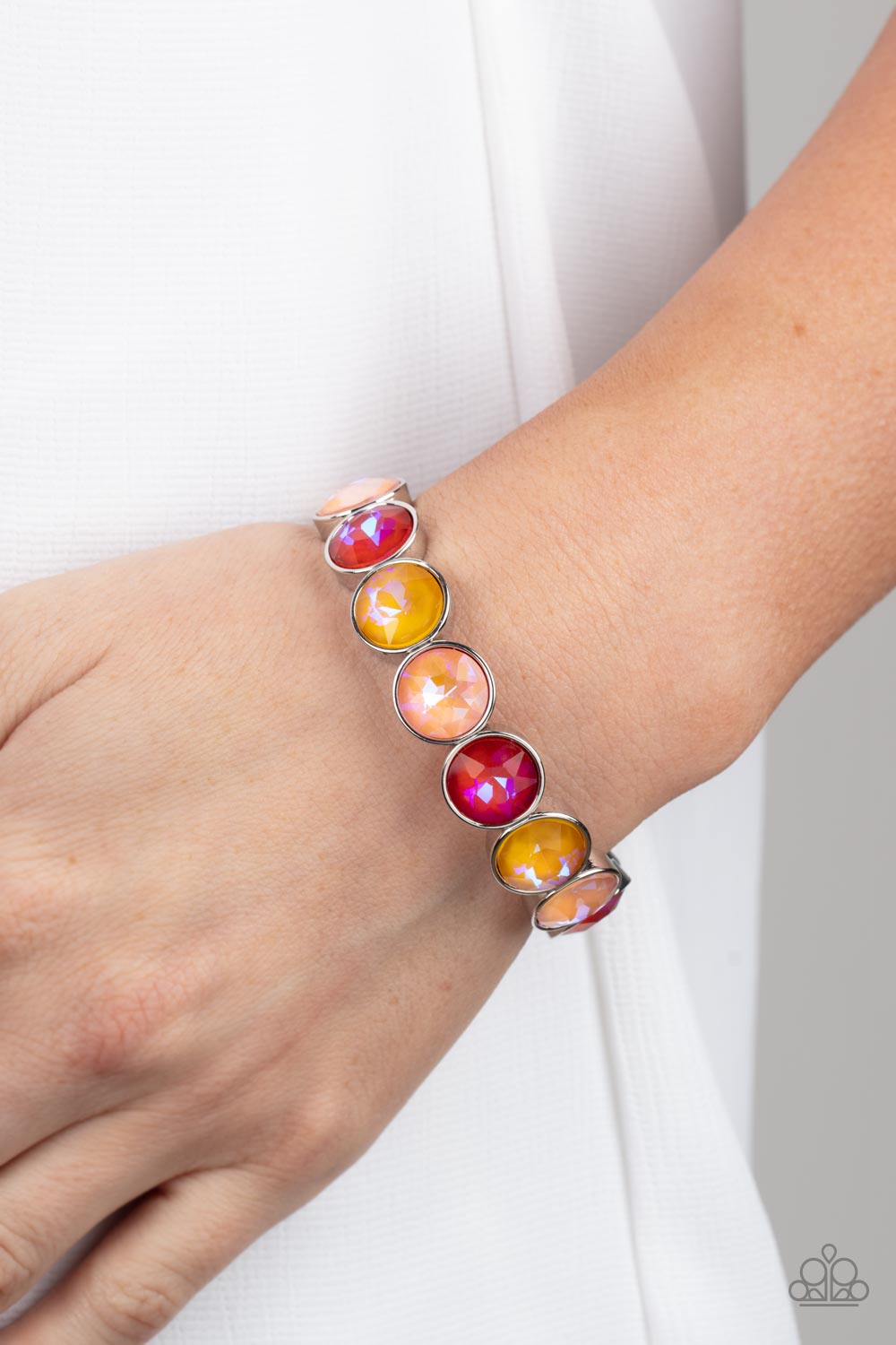 Paparazzi ♥ Radiant on Repeat - Orange ♥ Bracelet
