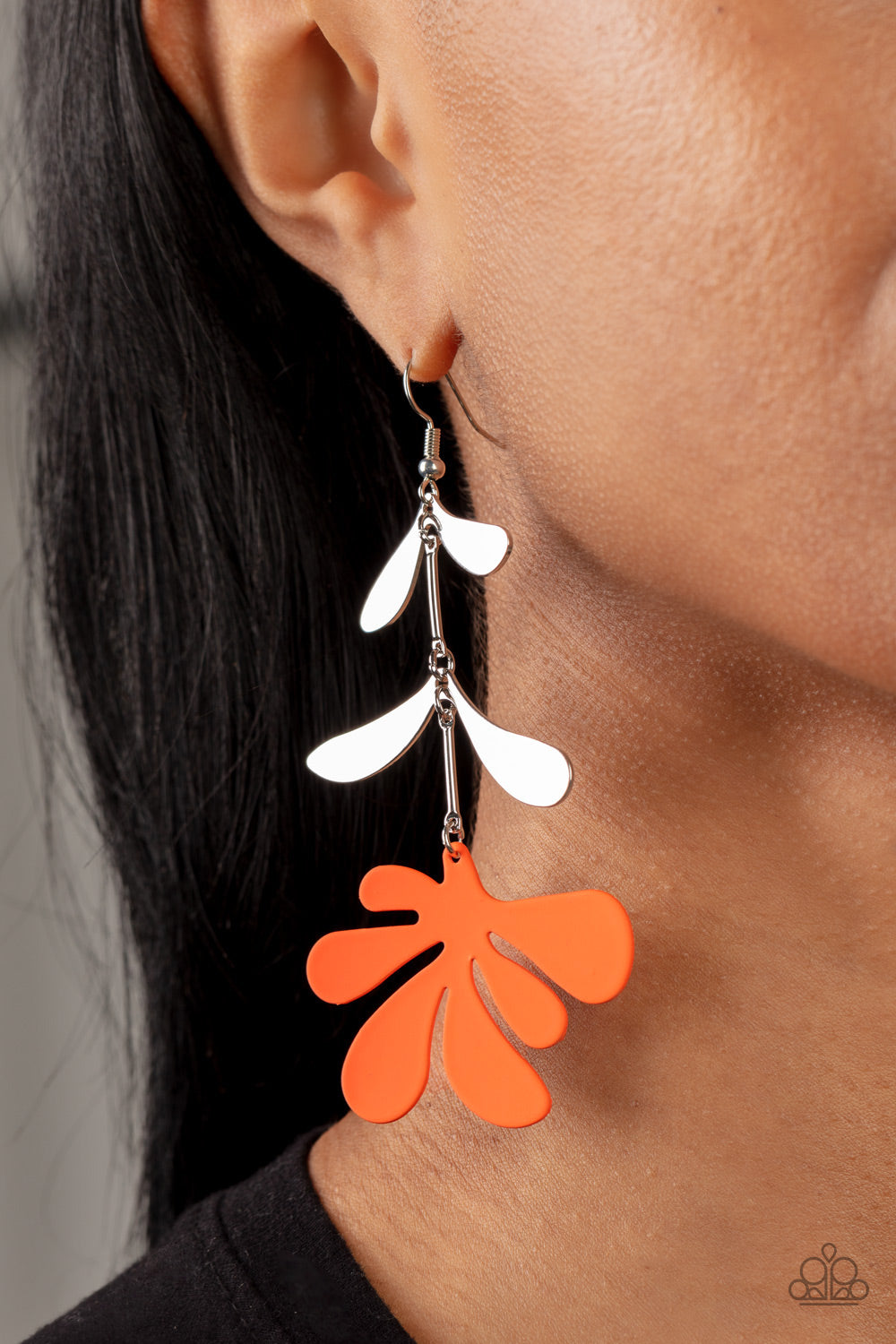 Paparazzi ♥ Palm Beach Bonanza - Orange ♥ Earrings