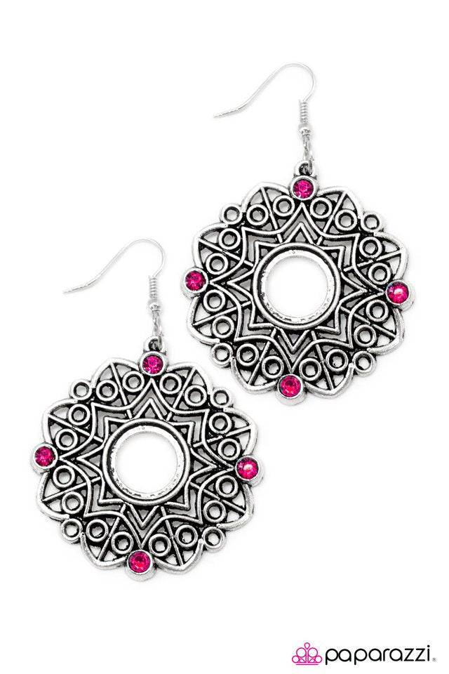 Paparazzi ♥ Love Spell - Pink ♥ Earrings
