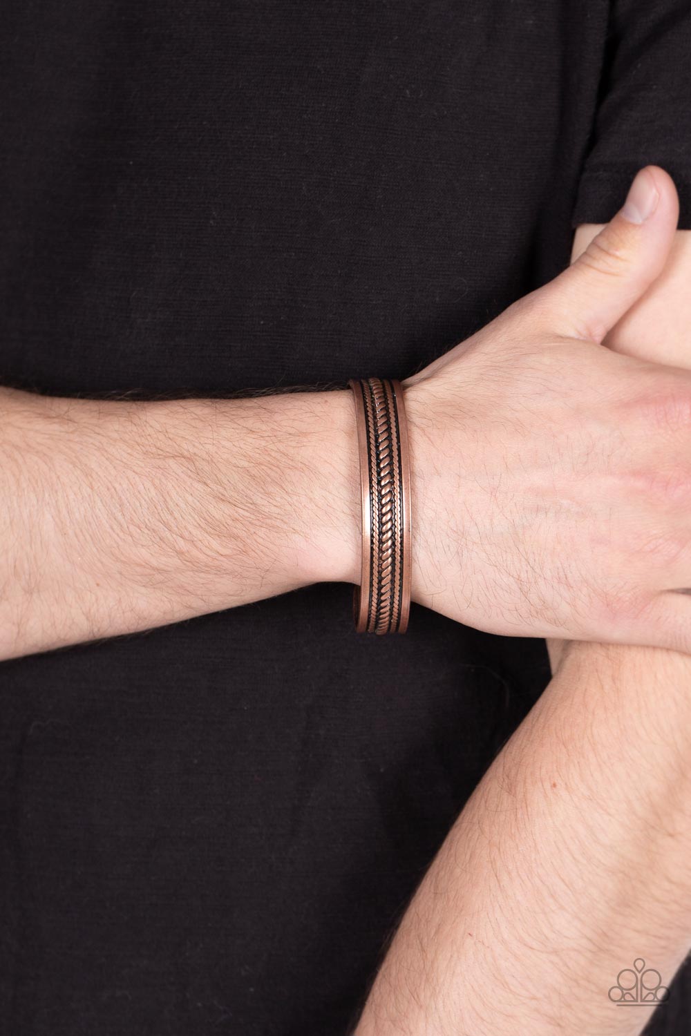 Paparazzi ♥ Urban Expedition - Copper ♥ Mens Bracelet
