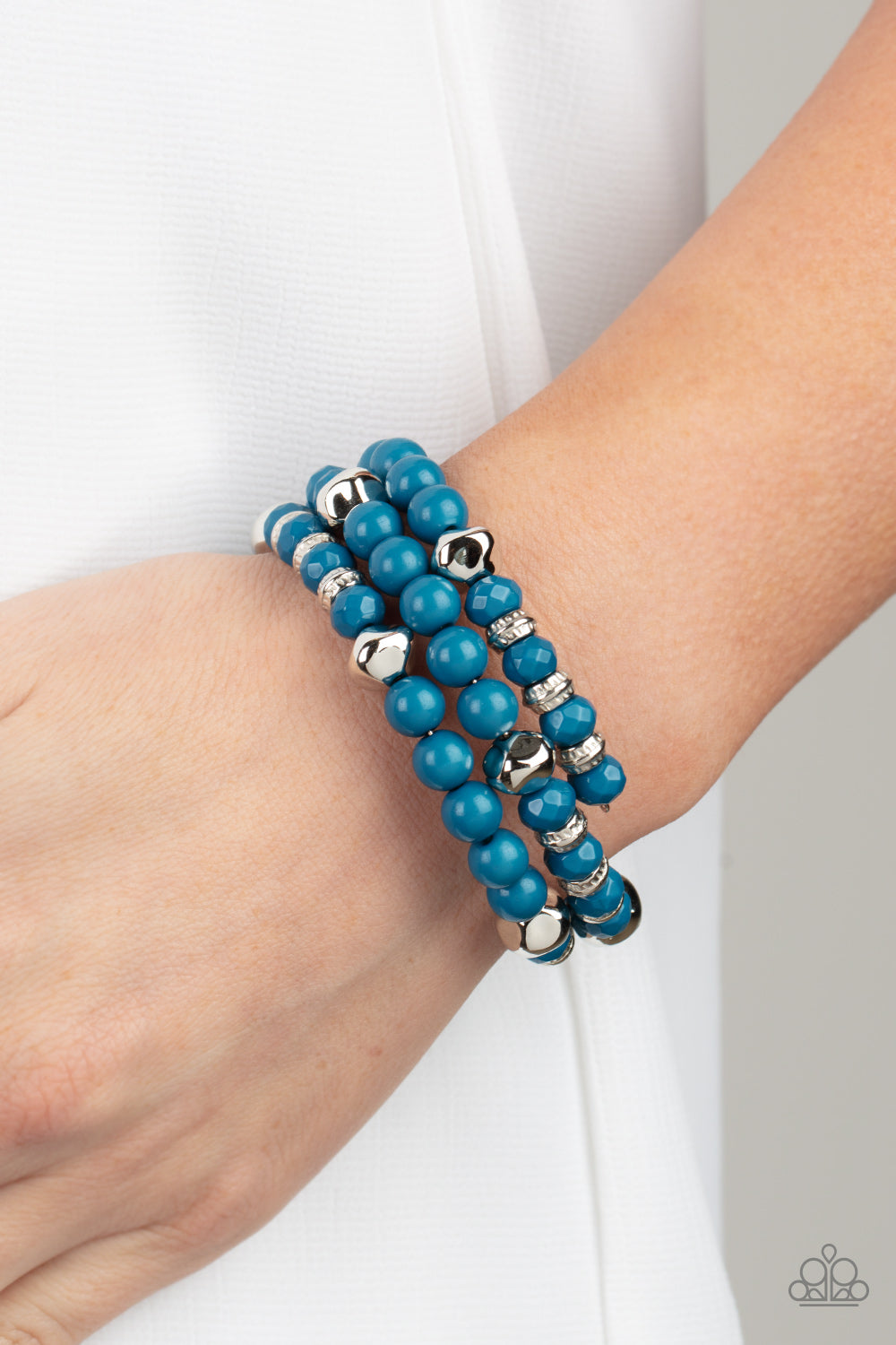 Paparazzi ♥ Vibrant Verve - Blue ♥ Bracelet