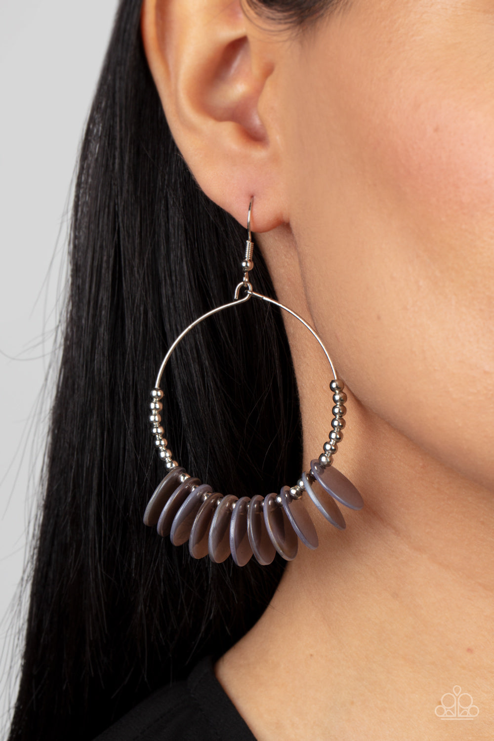 Paparazzi ♥ Caribbean Cocktail - Silver ♥ Earrings