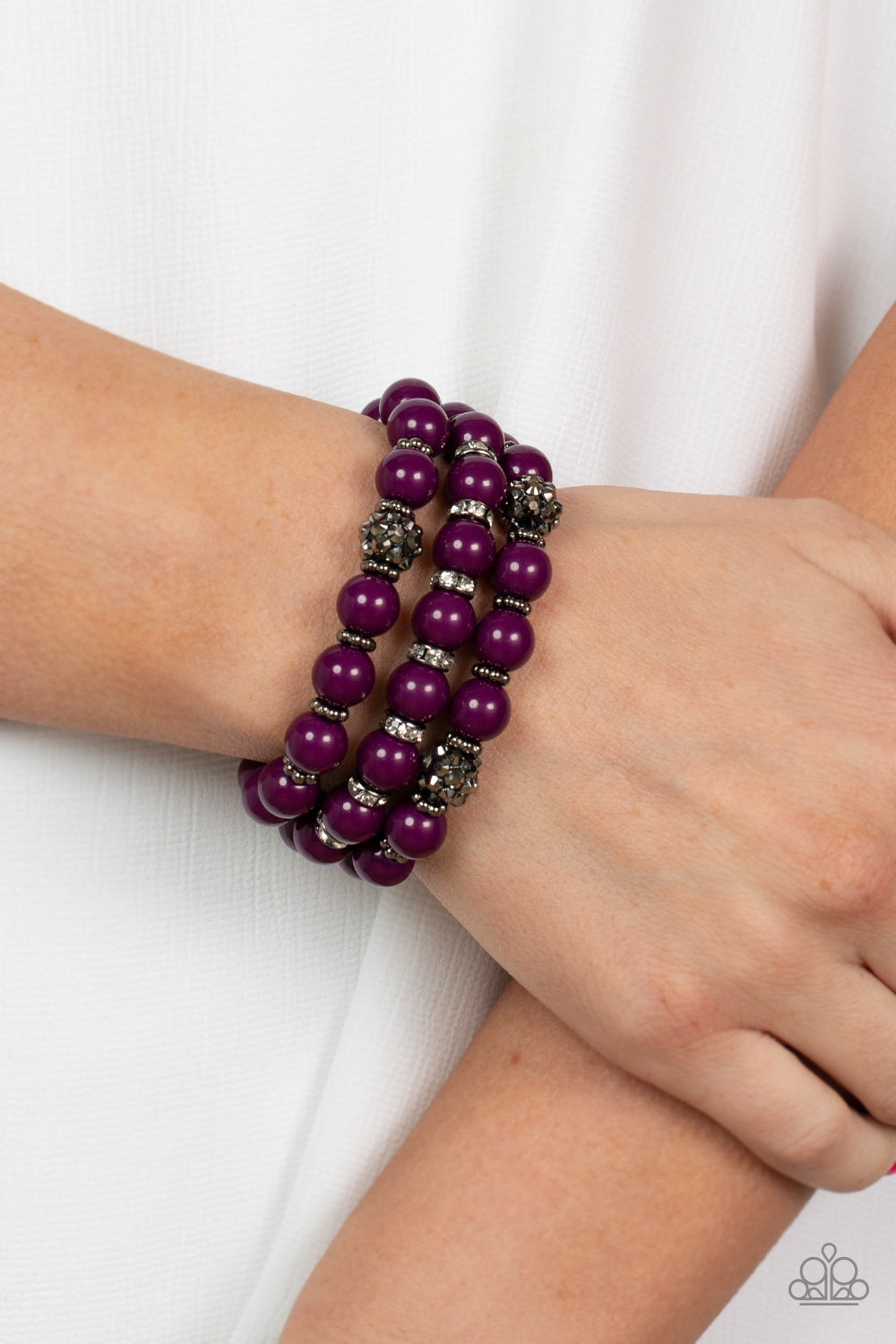 Paparazzi ♥ Poshly Packing - Purple ♥ Bracelet