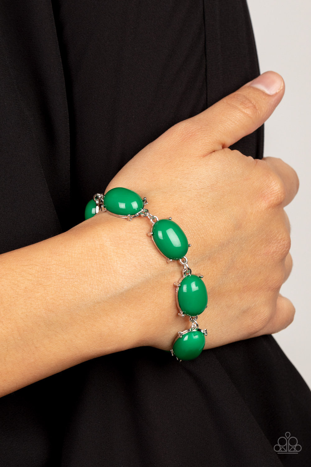 Paparazzi ♥ Confidently Colorful - Green ♥ Bracelet