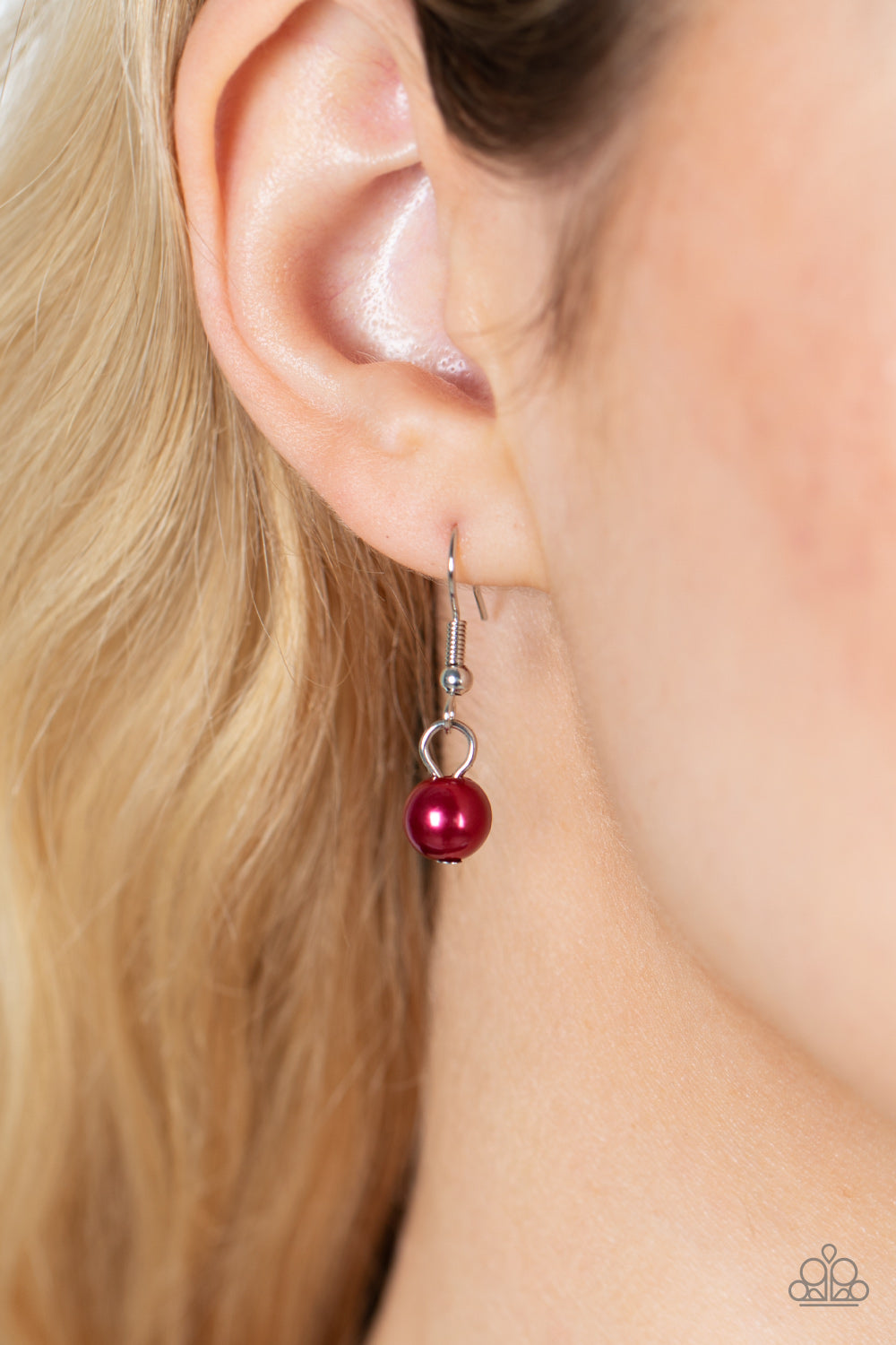 Paparazzi ♥ Tearoom Gossip - Red ♥ Necklace