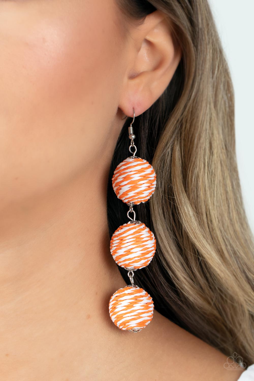 Paparazzi ♥ Laguna Lanterns - Orange ♥ Earrings