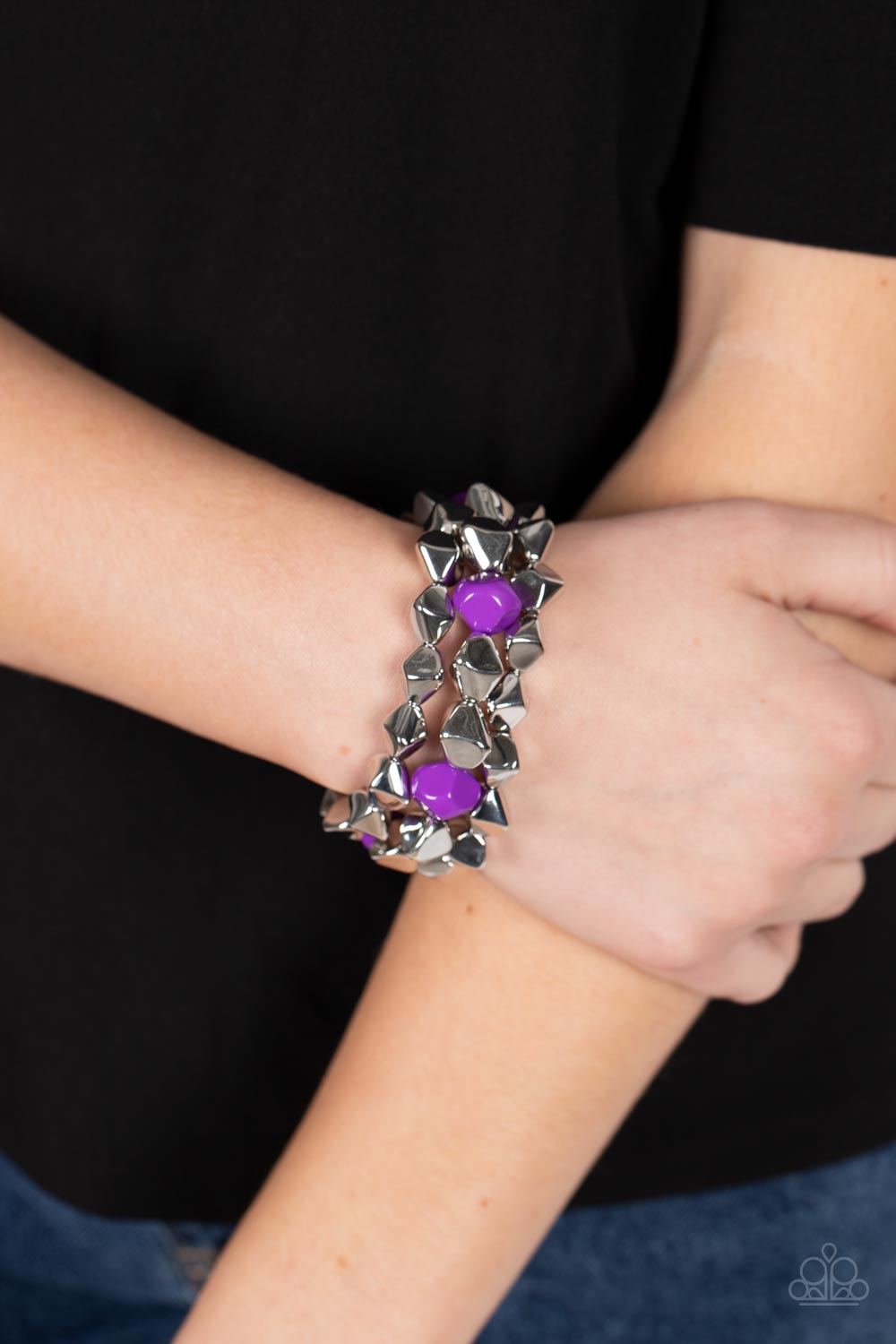 Paparazzi ♥ A Perfect TENACIOUS - Purple ♥ Bracelet