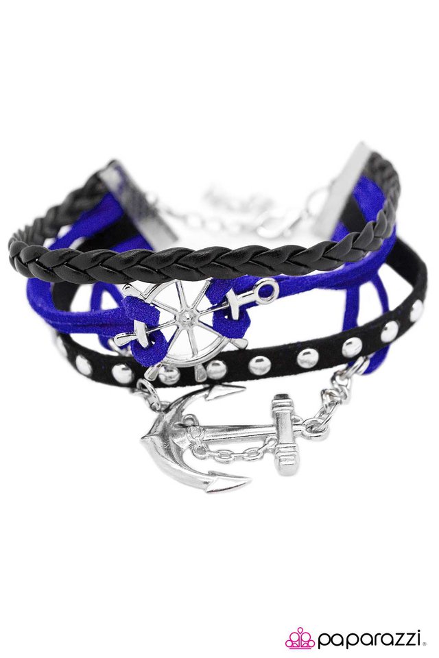 Paparazzi ♥ Anchors Away 2 - Blue ♥ Bracelet