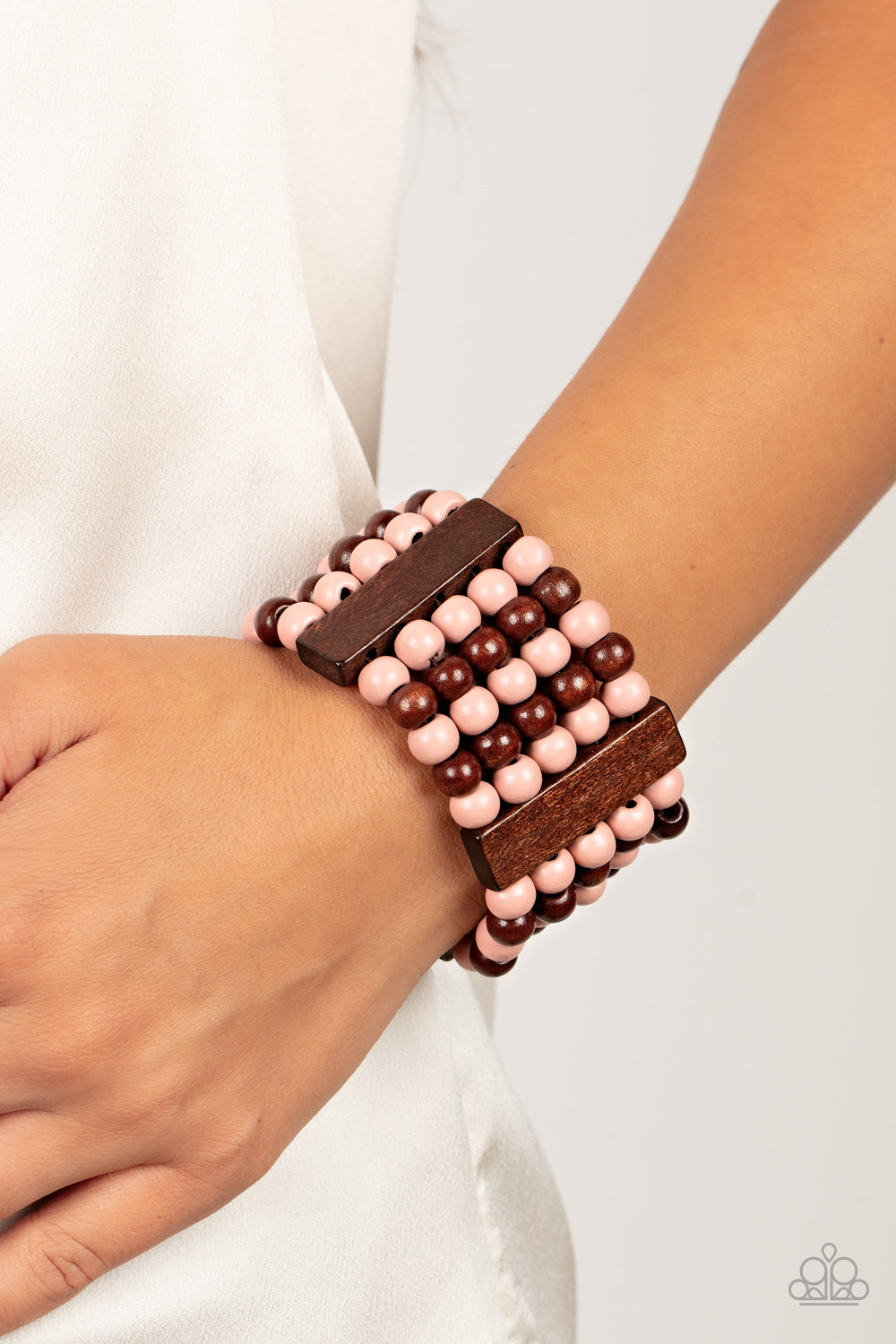 Paparazzi ♥ Island Soul - Pink ♥ Bracelet